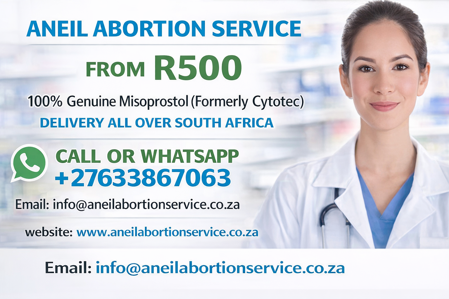 Cytotec abortion pills verification Pretoria