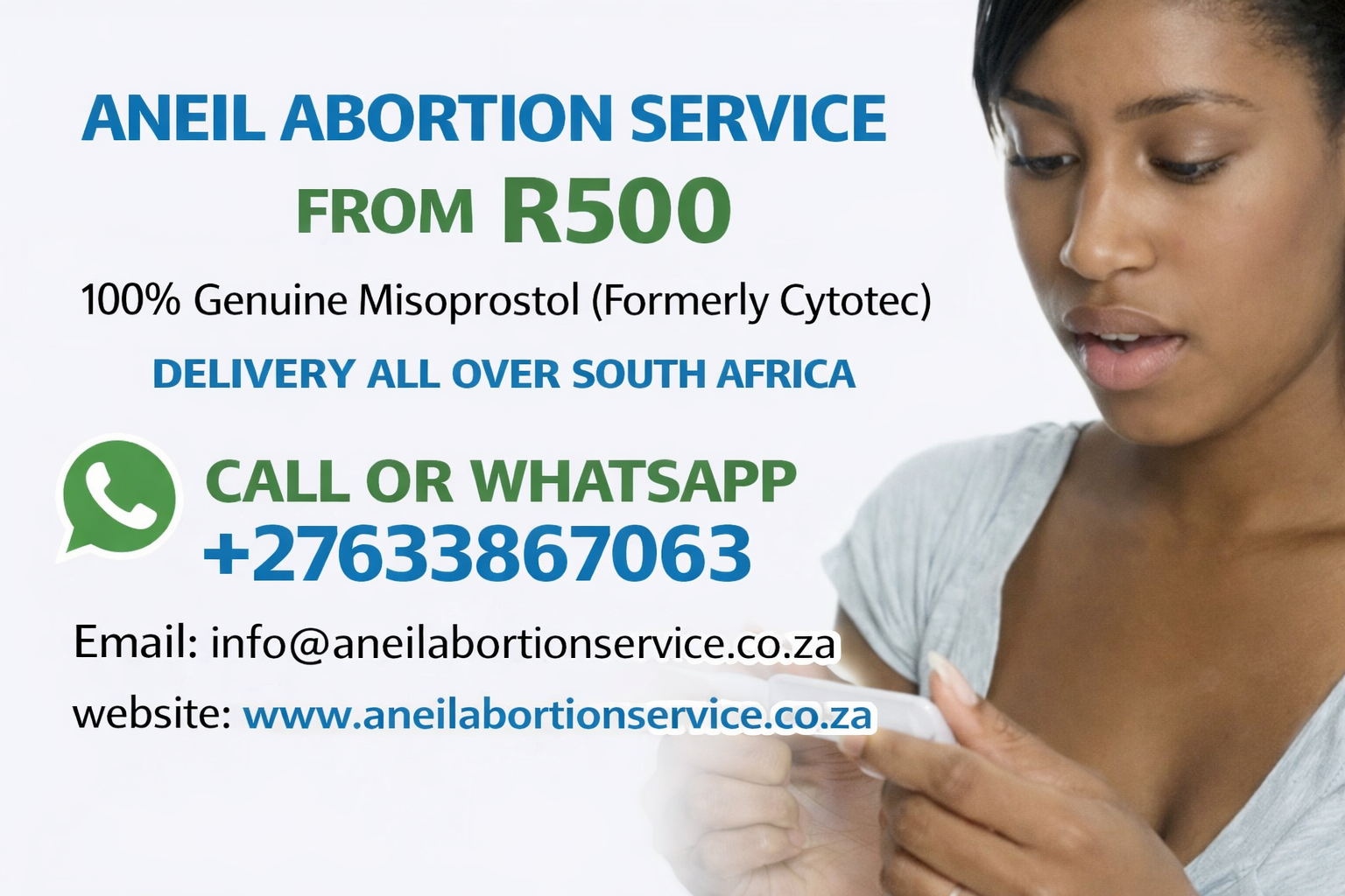 Private abortion clinic consultation room in Bloemfontein
